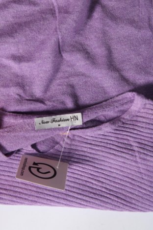 Дамски пуловер New Fashion, Размер M, Цвят Лилав, Цена 5,51 лв.