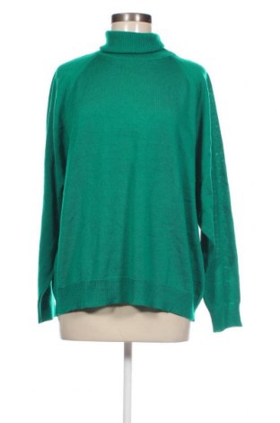 Γυναικείο πουλόβερ Nuova Moda, Μέγεθος XXL, Χρώμα Πράσινο, Τιμή 17,94 €