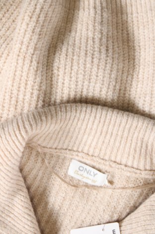 Дамски пуловер ONLY, Размер M, Цвят Бежов, Цена 26,04 лв.