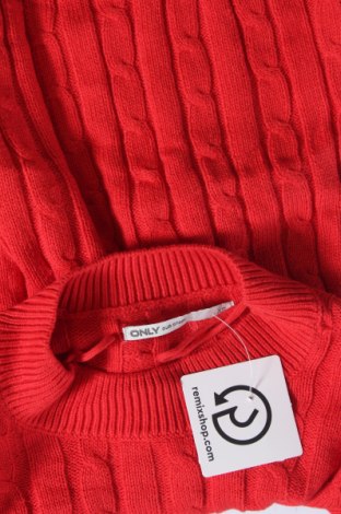Damenpullover ONLY, Größe XS, Farbe Rot, Preis 4,32 €