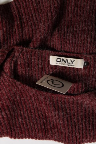 Дамски пуловер ONLY, Размер S, Цвят Червен, Цена 8,10 лв.
