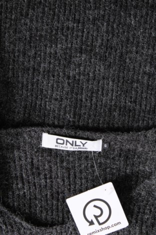 Дамски пуловер ONLY, Размер S, Цвят Сив, Цена 7,83 лв.