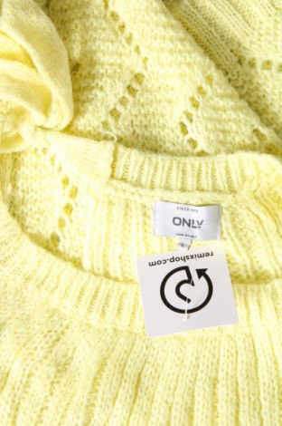 Дамски пуловер ONLY, Размер L, Цвят Жълт, Цена 8,37 лв.