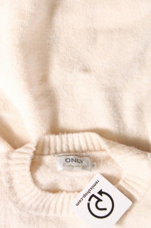 Дамски пуловер ONLY, Размер M, Цвят Бял, Цена 6,75 лв.