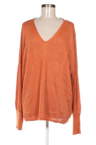 Дамски пуловер ONLY Carmakoma, Размер XXL, Цвят Оранжев, Цена 14,85 лв.