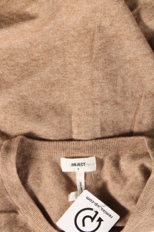 Damski sweter Object, Rozmiar S, Kolor Brązowy, Cena 19,67 zł
