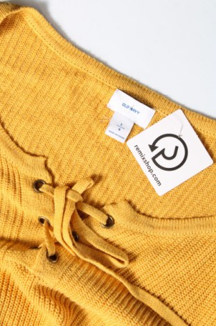 Дамски пуловер Old Navy, Размер L, Цвят Жълт, Цена 41,00 лв.