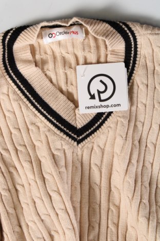Γυναικείο πουλόβερ Order Plus, Μέγεθος L, Χρώμα  Μπέζ, Τιμή 4,66 €