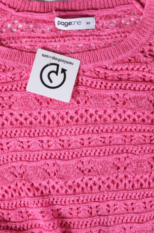 Дамски пуловер Page One, Размер XS, Цвят Розов, Цена 5,51 лв.