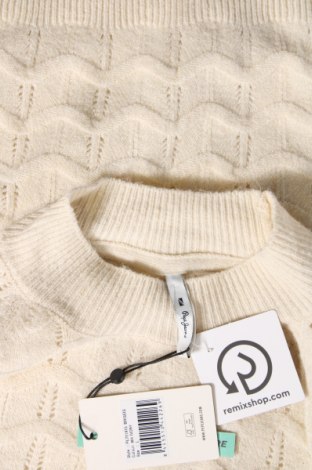 Дамски пуловер Pepe Jeans, Размер L, Цвят Екрю, Цена 49,00 лв.