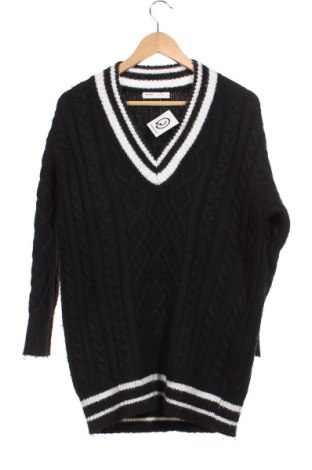 Γυναικείο πουλόβερ Pull&Bear, Μέγεθος XS, Χρώμα Μαύρο, Τιμή 6,67 €