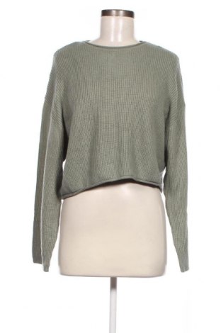 Дамски пуловер Pull&Bear, Размер S, Цвят Зелен, Цена 9,57 лв.