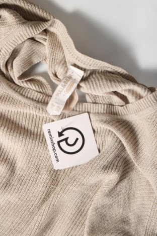 Γυναικείο πουλόβερ Pull&Bear, Μέγεθος S, Χρώμα  Μπέζ, Τιμή 5,02 €