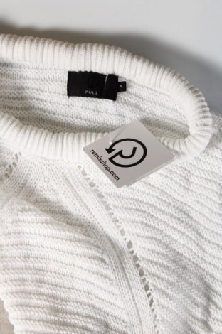 Γυναικείο πουλόβερ Pulz Jeans, Μέγεθος M, Χρώμα Λευκό, Τιμή 5,07 €