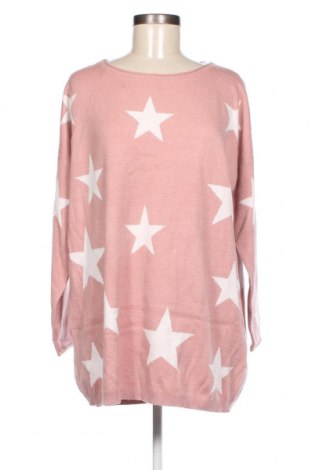 Γυναικείο πουλόβερ Rainbow, Μέγεθος XL, Χρώμα Ρόζ , Τιμή 10,23 €