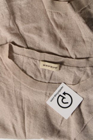 Γυναικείο πουλόβερ Repeat, Μέγεθος S, Χρώμα  Μπέζ, Τιμή 8,91 €