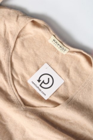 Γυναικείο πουλόβερ Repeat, Μέγεθος M, Χρώμα  Μπέζ, Τιμή 59,38 €