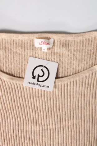 Γυναικείο πουλόβερ S.Oliver, Μέγεθος L, Χρώμα  Μπέζ, Τιμή 4,82 €
