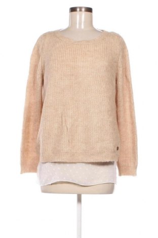 Дамски пуловер S.Oliver, Размер M, Цвят Бежов, Цена 20,50 лв.