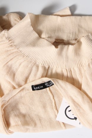 Дамски пуловер SHEIN, Размер M, Цвят Бежов, Цена 6,38 лв.