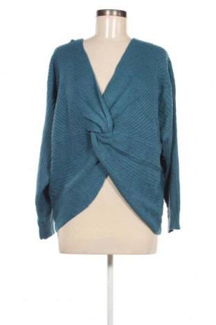 Дамски пуловер SHEIN, Размер XXL, Цвят Син, Цена 17,40 лв.