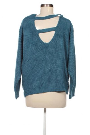 Γυναικείο πουλόβερ SHEIN, Μέγεθος XXL, Χρώμα Μπλέ, Τιμή 5,20 €