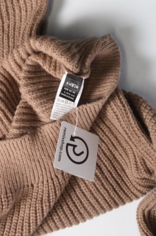 Γυναικείο πουλόβερ SHEIN, Μέγεθος L, Χρώμα  Μπέζ, Τιμή 5,02 €