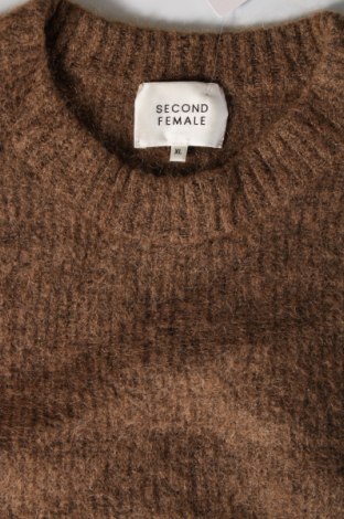 Γυναικείο πουλόβερ Second Female, Μέγεθος XL, Χρώμα Καφέ, Τιμή 9,59 €