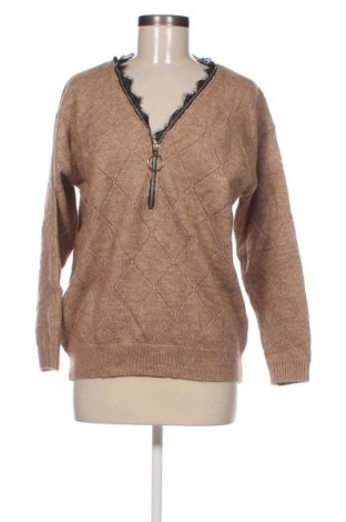 Дамски пуловер Sheilay, Размер L, Цвят Кафяв, Цена 9,57 лв.