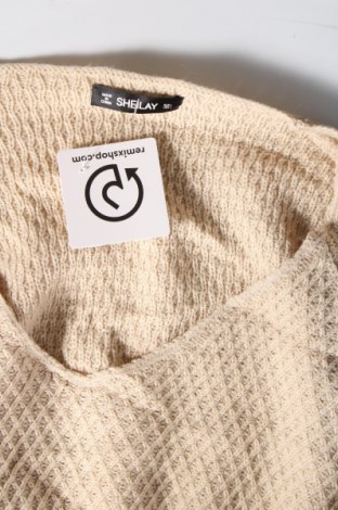 Дамски пуловер Sheilay, Размер L, Цвят Бежов, Цена 9,57 лв.