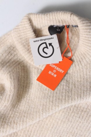 Дамски пуловер Superdry, Размер S, Цвят Екрю, Цена 37,10 лв.