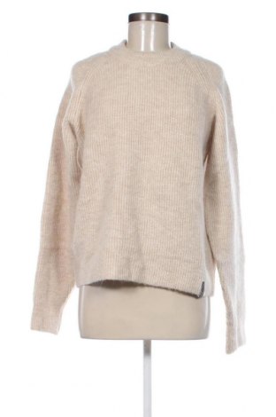 Дамски пуловер Superdry, Размер L, Цвят Екрю, Цена 37,10 лв.