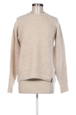 Дамски пуловер Superdry, Размер M, Цвят Екрю, Цена 37,10 лв.