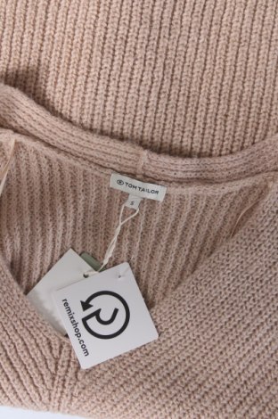 Дамски пуловер Tom Tailor, Размер S, Цвят Бежов, Цена 13,95 лв.