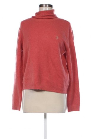 Дамски пуловер U.S. Polo Assn., Размер S, Цвят Червен, Цена 49,00 лв.