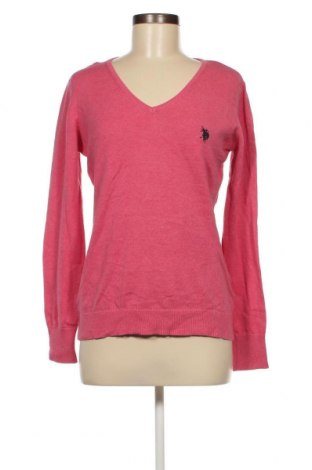 Дамски пуловер U.S. Polo Assn., Размер L, Цвят Розов, Цена 24,80 лв.