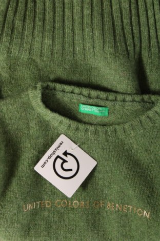 Дамски пуловер United Colors Of Benetton, Размер S, Цвят Зелен, Цена 22,17 лв.