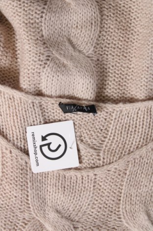 Damski sweter Via Appia, Rozmiar XL, Kolor Beżowy, Cena 19,67 zł