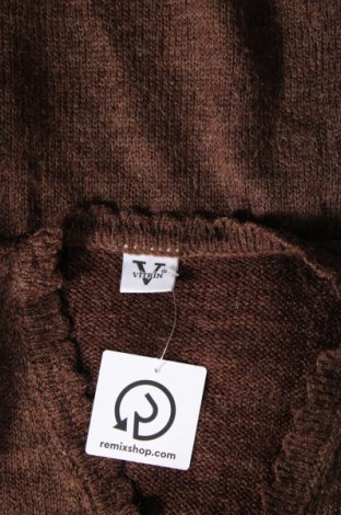 Γυναικείο πουλόβερ Vitrin, Μέγεθος XS, Χρώμα Καφέ, Τιμή 7,08 €