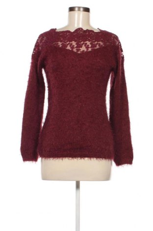 Дамски пуловер Wienella, Размер M, Цвят Червен, Цена 8,10 лв.
