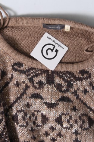 Γυναικείο πουλόβερ Yessica, Μέγεθος S, Χρώμα Καφέ, Τιμή 5,38 €