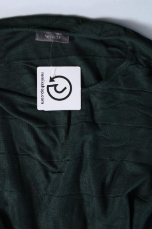 Дамски пуловер Yessica, Размер L, Цвят Зелен, Цена 7,25 лв.