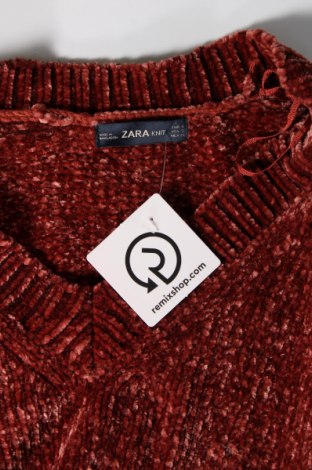 Γυναικείο πουλόβερ Zara, Μέγεθος S, Χρώμα Καφέ, Τιμή 4,84 €