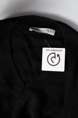 Дамски пуловер Zara, Размер M, Цвят Черен, Цена 8,37 лв.