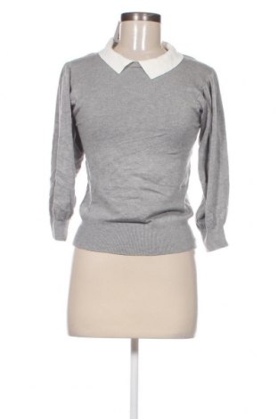 Дамски пуловер Zara, Размер L, Цвят Сив, Цена 13,50 лв.