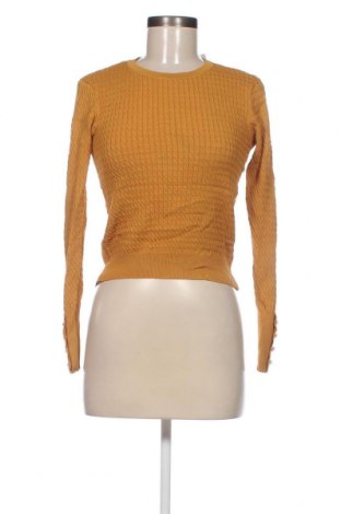 Дамски пуловер Zara, Размер M, Цвят Жълт, Цена 8,91 лв.