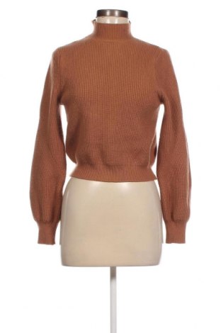 Дамски пуловер Zara, Размер S, Цвят Кафяв, Цена 16,23 лв.