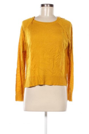 Дамски пуловер Zara, Размер S, Цвят Жълт, Цена 8,37 лв.