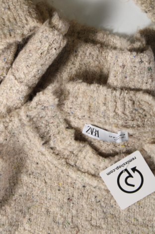 Damenpullover Zara, Größe M, Farbe Beige, Preis 18,79 €