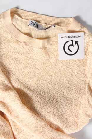 Дамски пуловер Zara, Размер S, Цвят Екрю, Цена 25,00 лв.